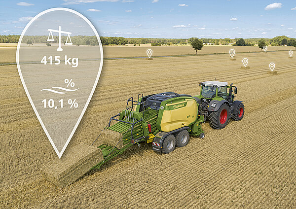 Регистрация веса тюка