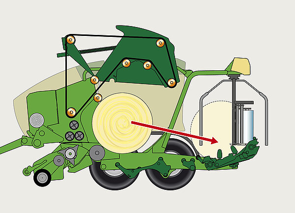 Надежная передача рулона