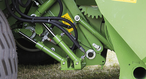 Опция: гидравлическое переключение групп ножей