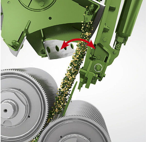 Регулировка дальности выбрасывания